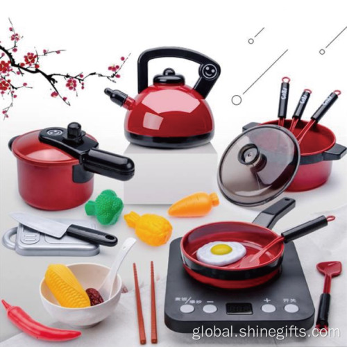 Kitchen Set For Kids 10-131pcs Pretend Play Cooking Kitchen Toy Set Supplier